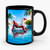 Deadpool Swiming Party Ceramic Mug
