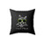 Check Meowt Cat Kitten Workout Funny Weightlifting Square Pillow Cover