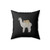 Cute Sloth And Llama Square Pillow Cover