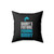 Fathers Day Fishing Daddy's Future Fishing Buddy Square Pillow Cover