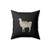 Funny Sloth Sleeping On Llama Square Pillow Cover