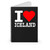 I Love Iceland Spiral Notebook