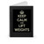 Keep Calm And Lift Weights Spiral Notebook