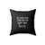 My Head Says Gym But My Heart Says Tacos Square Pillow Cover