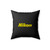 Nikon Camera Logo Square Pillow Cover