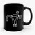 Fck You Middle Finger Uterus Ceramic Mug