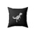 Pregasaurus Funny Pregnancy Announcement Square Pillow Cover