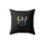 Pussy Power Slogan Feminist Cats Activist Square Pillow Cover