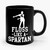 Floss Like A Spartan Youth Basic Ceramic Mug