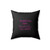 Sleep All Day Nurse All Night Square Pillow Cover