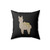 Sloth Relaxing On A Llama Square Pillow Cover