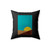 Abstract Sunrise Design Square Pillow Cover