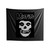 Misfits Skull Logo Indoor Wall Tapestries