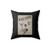Black Cherry Pin Up Girl Square Pillow Cover