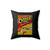 Cheetos Puffs Flavour Flamin Hot Square Pillow Cover