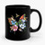 Hummingbird Butterfly Flowers Garden Colorful Ceramic Mug