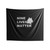 Nine Lives Matter Cat Indoor Wall Tapestries