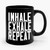 Inhale Exhale Repeat Ceramic Mug