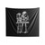 Retro Robot Robot At Work Futuristic Spaceman Robot Indoor Wall Tapestries