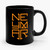 Neymar Logo Orange Ceramic Mug