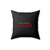 What's Your Damage Heather Square Pillow Cover