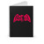Bat Girl Funny Logo Spiral Notebook