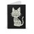 Cat Pattern Patch Spiral Notebook