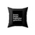 Bears Beets Battlestar Galactica Square Pillow Cover