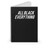 All Black Everything 1 Spiral Notebook