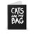 Cat Lover Cats Are My Bag Gift For Cat Lover Funny Funny Quote Spiral Notebook