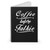 Coffee Before Talkie Quote Funny Spiral Notebook