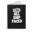 Lets Get Ship Faced Boating Cruise Funny Anchor Design Spiral Notebook