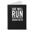 She Will Run & Not Grow Weary Tri- Blend Spiral Notebook