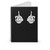 Skeleton Hands Middle Finger Funny Geek Comedy Nerd Humour Halloween Skeleton Middle Finger Bones Spiral Notebook