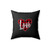Buffalo Plaid Love Valentines Square Pillow Cover