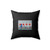 Chichago Flag City Skyline Square Pillow Cover