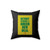 Detroit Dsa's Task Force On A Green New Deal Square Pillow Cover Detroit Dsa's Task Force On A Green New Deal Square Pillow Cover