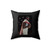 Lebron James With American Flag Square Pillow Cover