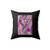 Pink Galaxy Moon Dreamcatcher Tie Dye Square Pillow Cover