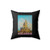 Retro Vintage Style Travel Walt Disney World Orlando Square Pillow Cover