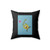 Spongebob And Jelly Fish Square Pillow Cover