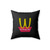 Wu Tang Logo Parody Square Pillow Cover