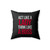 Act Like A Lady Think Like A Boss Square Pillow Cover