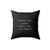 Feed Me And Tell Me Im Pretty Square Pillow Cover