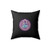 Jasmine Princess Stained Glass Square Pillow Cover