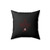 Jet Chemtrails Red Grey Square Pillow Cover