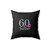 60 And Fabulous 60Th Birthday 60 Years Old Birthday Gift 60Th Birthday Gift Sixty And Fabulous Square Pillow Cover