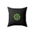 Clover Shamrock Monogram Square Pillow Cover