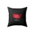 Fuck Off We're Full Trump 2016 Trump President Build Wall Immigration Square Pillow Cover