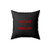 Less Hate And More Love Square Pillow Cover